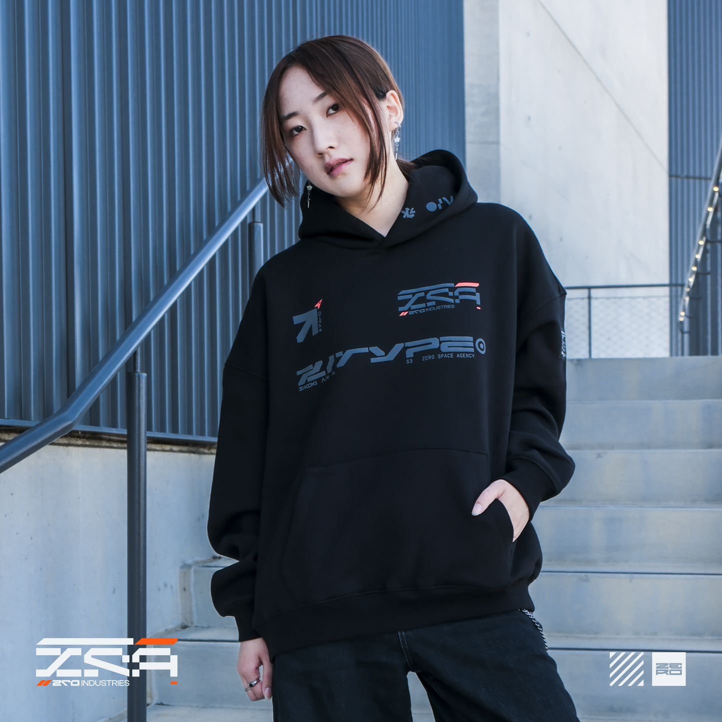 ZERO Space Agency Boxy Hoodie