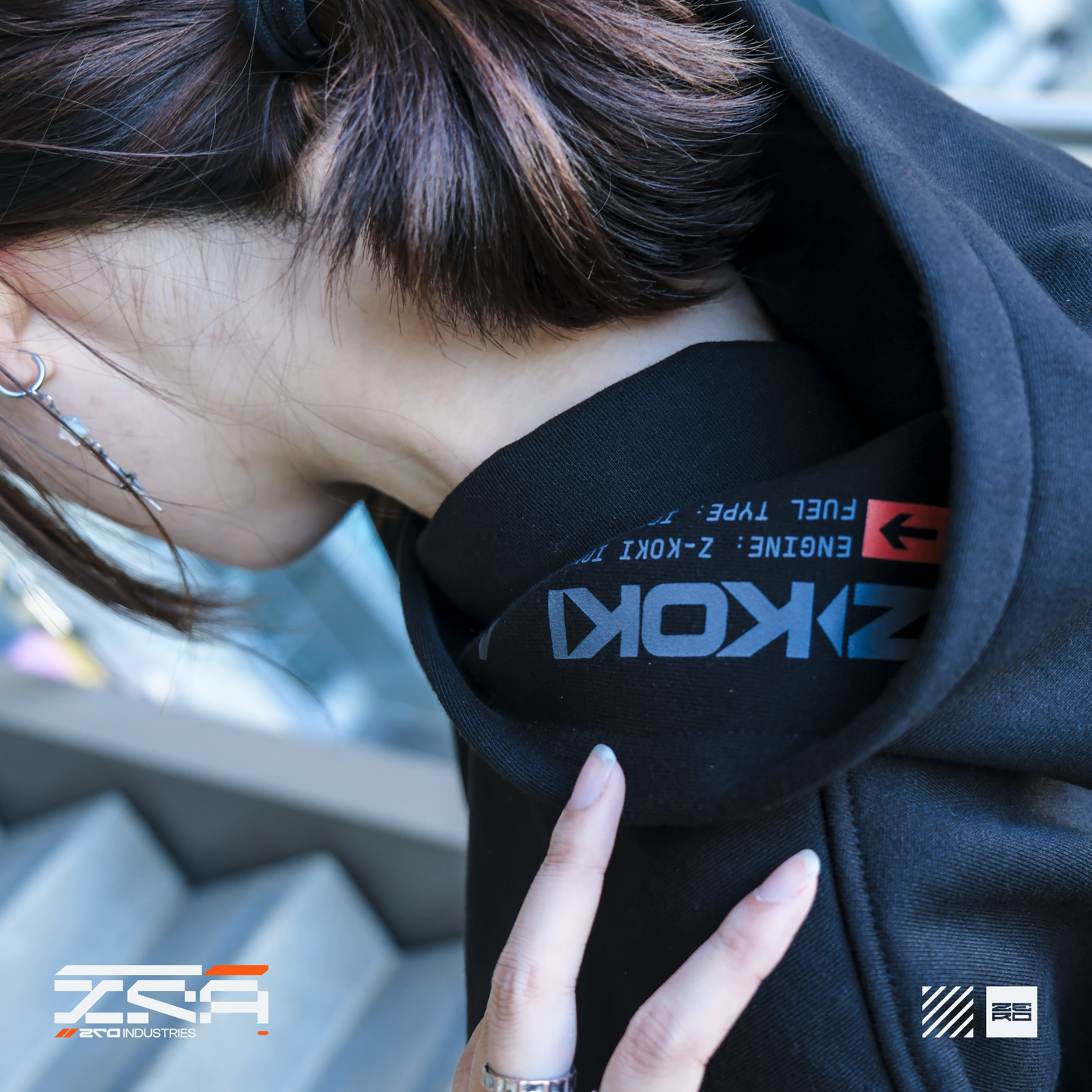 ZERO Space Agency Boxy Hoodie