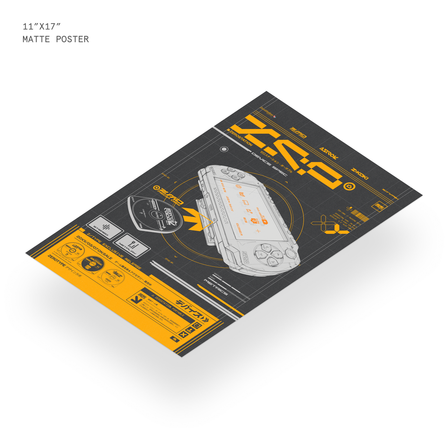 ZSP Console Print (11"x17")